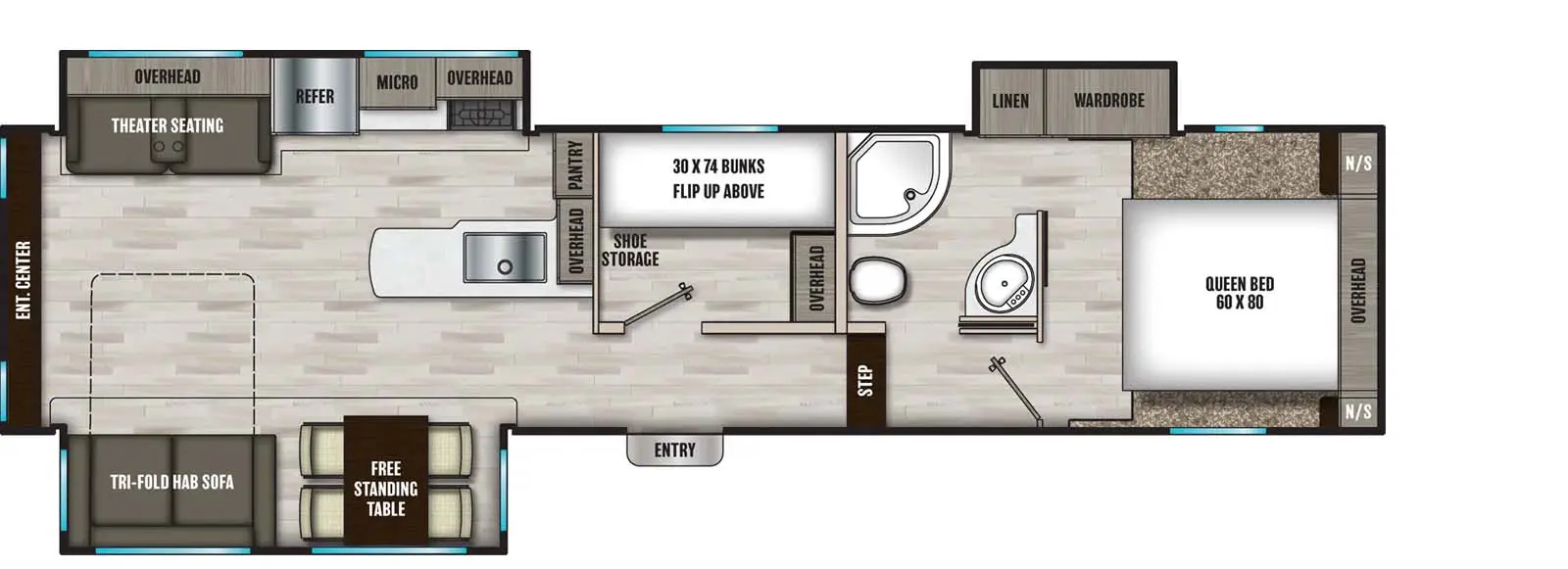 30BHS Floorplan Image